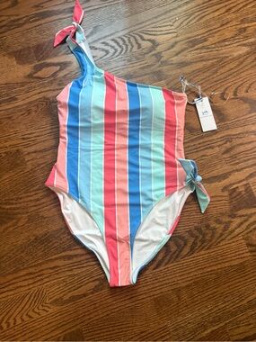 Southern Tide Womens Pink Flamingo Sunny Days Swimsuit